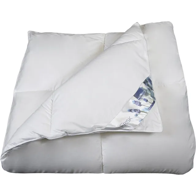Polydaun Frisk dekbed - enkel - gerecyclede Isocraft® vulling - 100% fijne katoenen tijk - 240x220 cm wit