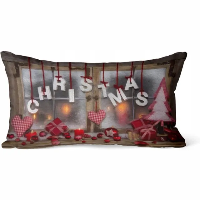 DOMAREX Decoratieve LED Kussensloop 30x50cm - Kerstverlichting Multicolor