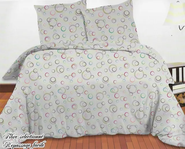 Welterusten katoen dekbedovertrek ROMA 240 x 220 met kussenslopen multi