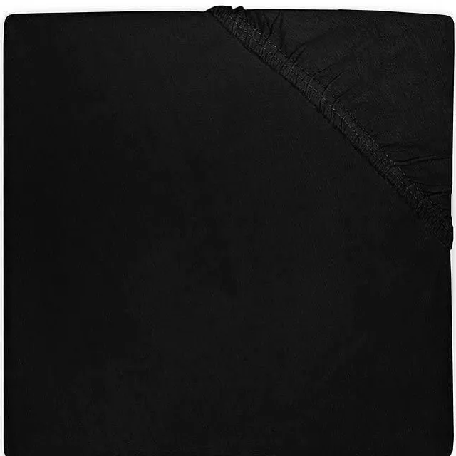 Jollein hoeslaken boxmatras 75x95cm zwart