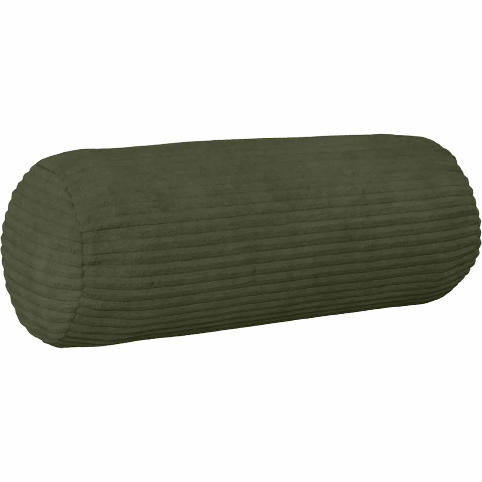 vidaXL Kussensloop 6 st HEERLEN Groen Dia. 15 x 40 cm corduroy