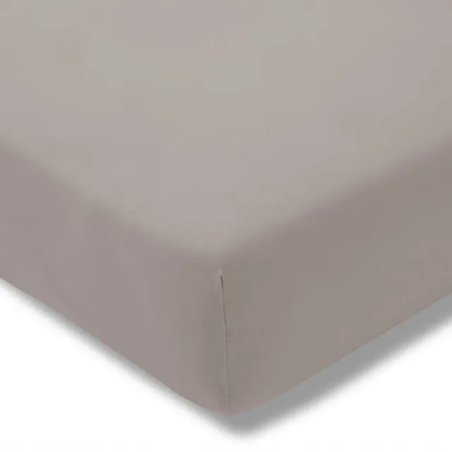Estella 800-serie - Jersey-stretch hoeslaken - 200 x 200 cm - Grijs