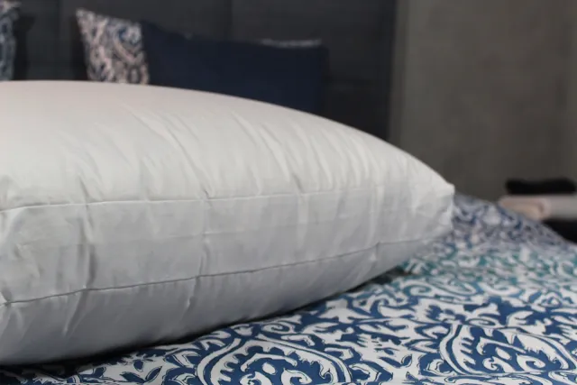 Donzen kussen met 90% Ganzendons - Nuvaro Goose Comfort Boxmodel hoofdkussen
