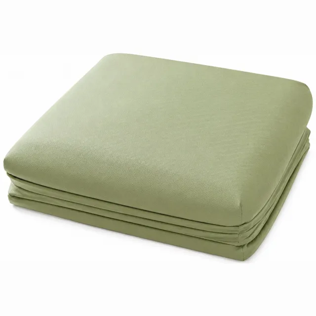 SWGOTA Waterdicht hoeslaken van geborstelde stof, 198 x 203 cm, matchagroen, voor matrassen tot 30 cm dik, 1 stuk