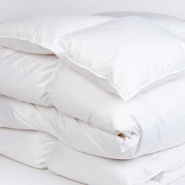Nordic Paradise Royal Donzen Dekbed - 90% Poolse Ganzendons - Hoog Volume - 140x200 cm - Extra Warm - Winter wit