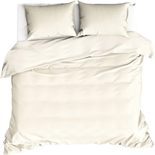 Linolux Dekbedovertrek Linen White 2 persoons