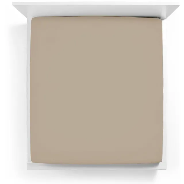 Bella Donna Jersey La Piccola Topperhoeslaken 90x190-200 cm champagne-0711