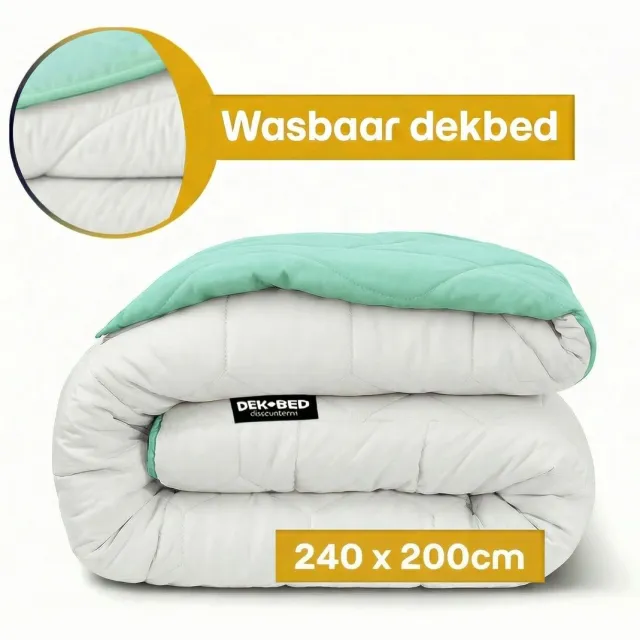 Dekbed-Discounter EazySleep Dekbed Zonder Overtrek 240 x 200 cm - Warmteklasse 3-4 - Wasbaar op 40 graden - Wasbaar dekbed - Cool Touch Technology