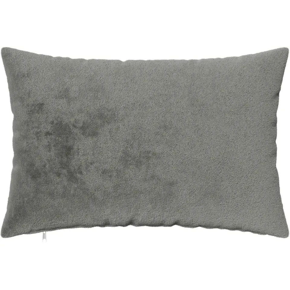 vidaXL Kussensloop 6 st HEERLEN Donkergrijs 50 x 75 cm Flanel