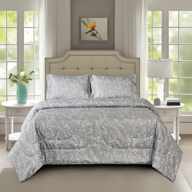 Zorgmatras.com Zomerdekbed Sara | Gloria grijs, wit, geel, roze