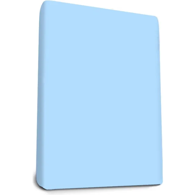 Snurky Hoeslaken Luxe 60 x 120 cm - Blauw