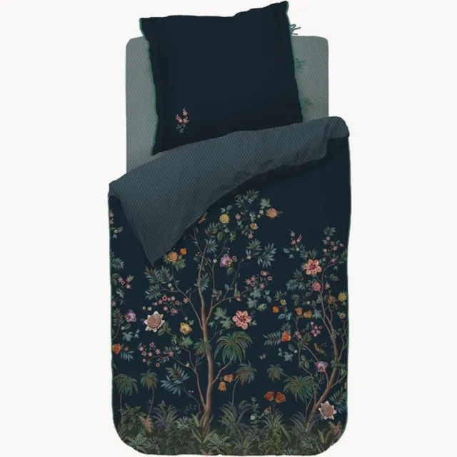 Pip Studio Katoenen perkal dekbedovertrekset Il Paradiso Blauw