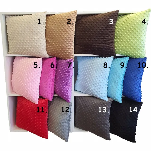 Jasiek Dekoratieve Kussenhoes 40x60cm Minky met Rits Veelkleurig
