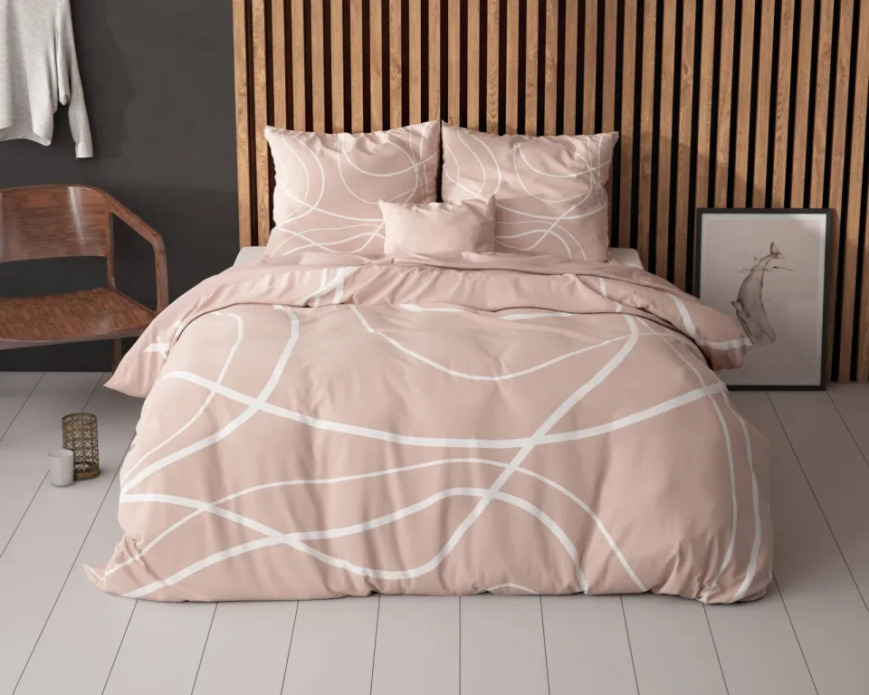 Sleeptime dekbedovertrek met print roze, foto 6
