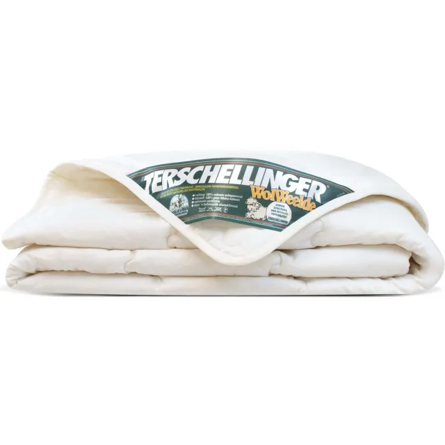 Terschellinger Wolweelde Terschellinger - Zomer wollen dekbed - 100% IWS Zuiver Scheerwollen Enkel Dekbed - 240x220 cm (Extra Lang) Creme