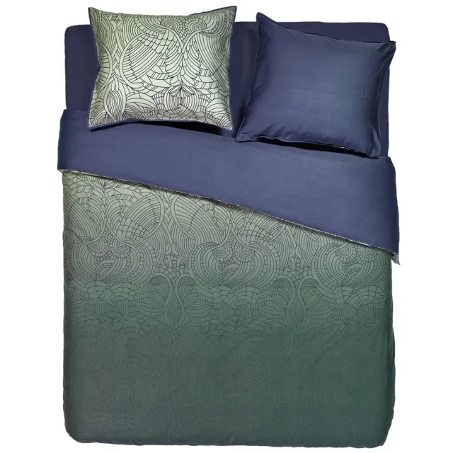 Moooi Dodo Pavone dekbedovertrek - Tweepersoons - 200x200/220 - Groen