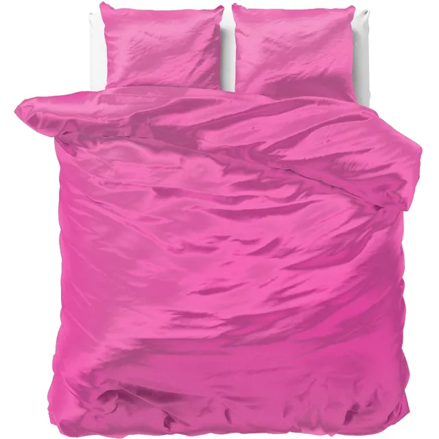 Sleeptime Beauty Skin Care Dekbedovertrek - Lits-Jumeaux - 240x200/220 + 2 kussenslopen 60x70 - Roze Fel Roze