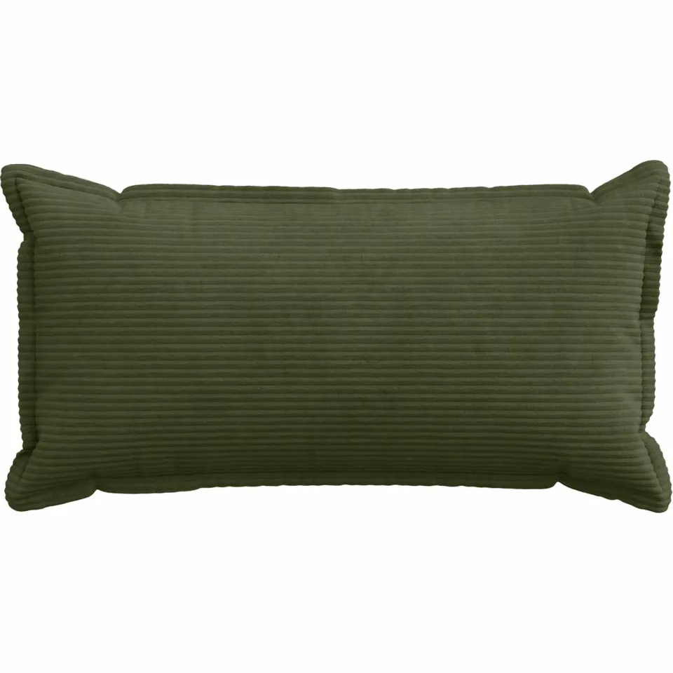 vidaXL Kussensloop 6 st HOUTEN Groen 40 x 80 cm corduroy