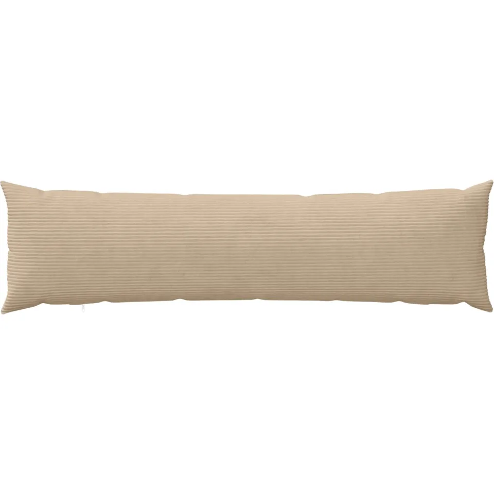 vidaXL Kussensloop 2 st HEERLEN Taupe 40 x 145 cm corduroy