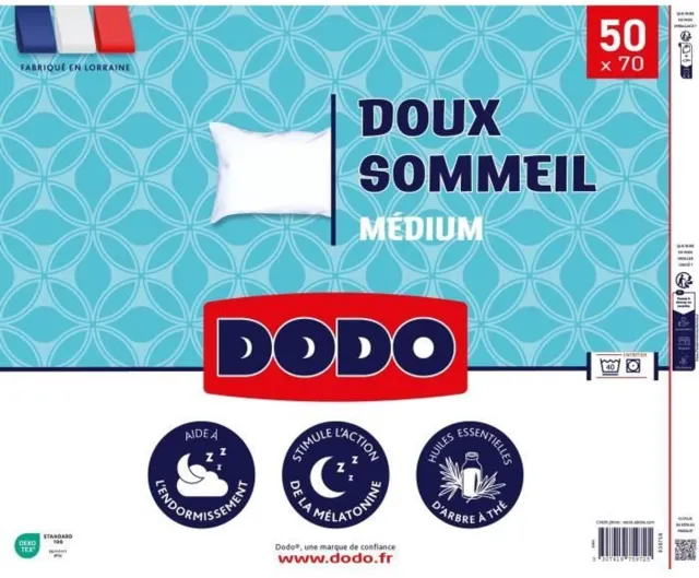Dodo Kussen - SWEET SLEEP - 50 x 70 cm Wit