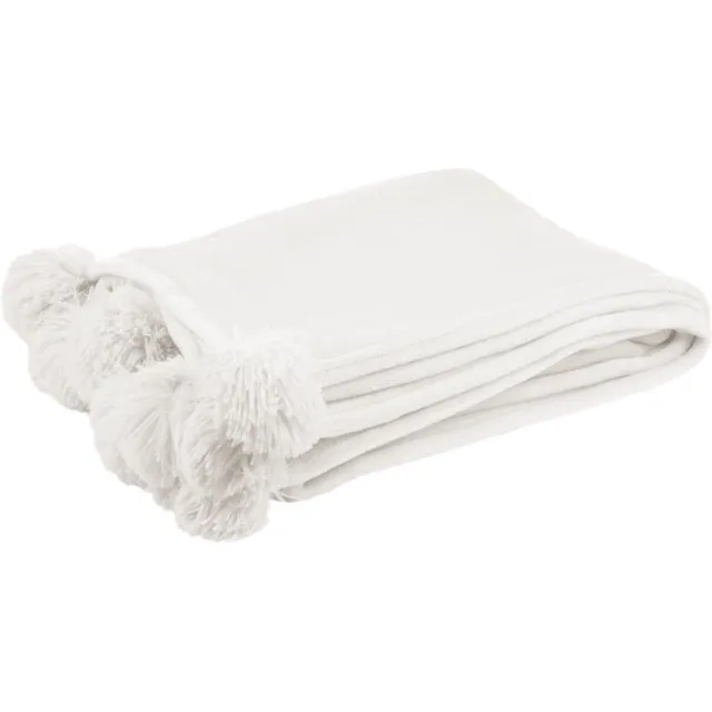 Dulaire Pluche Plaid Wit 170 x 130 cm
