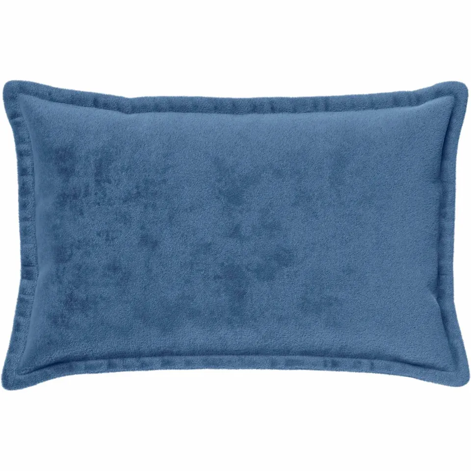 vidaXL Kussensloop 2 st HOUTEN Lichtblauw 30 x 50 cm Flanel