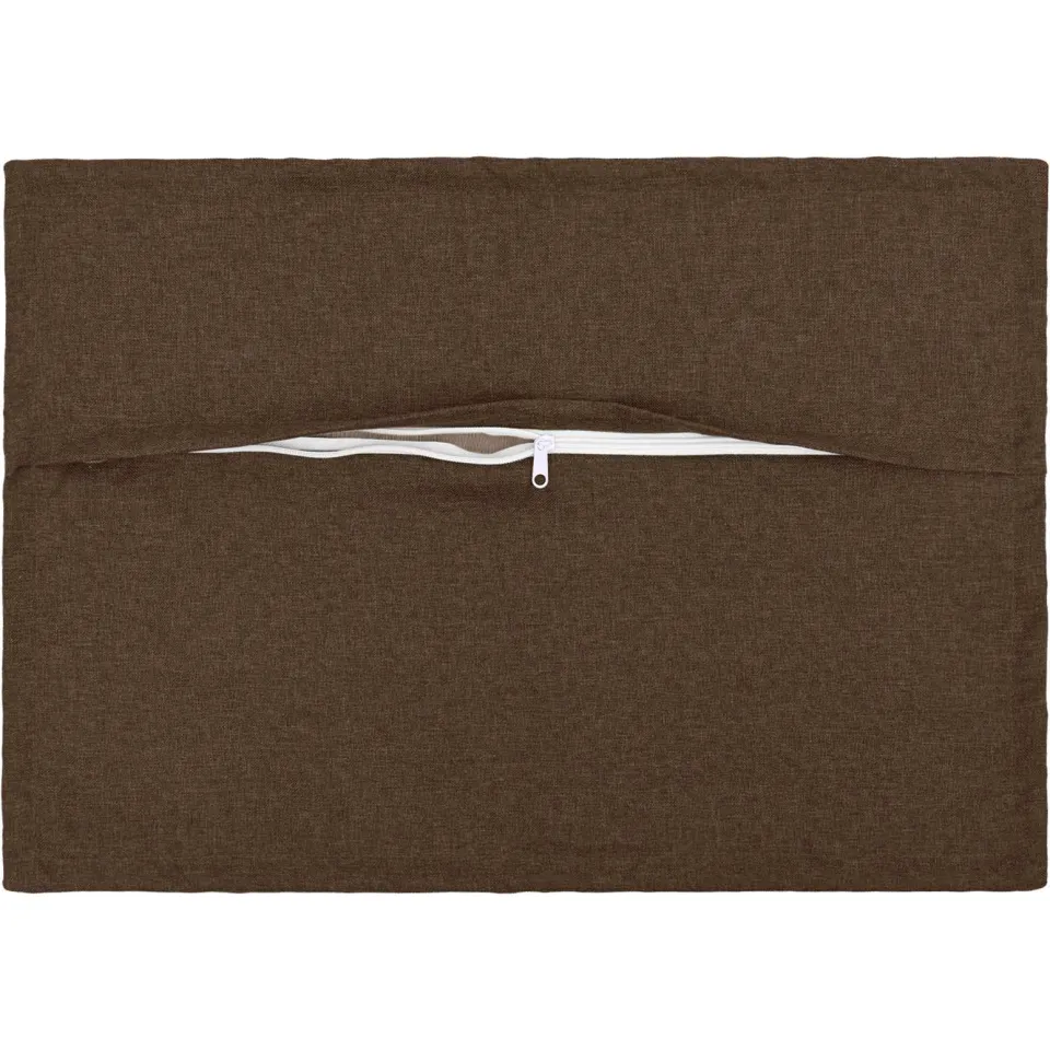 vidaXL Kussensloop 2 st HOUTEN Bruin 30 x 50 cm Faux Linnen, foto 4