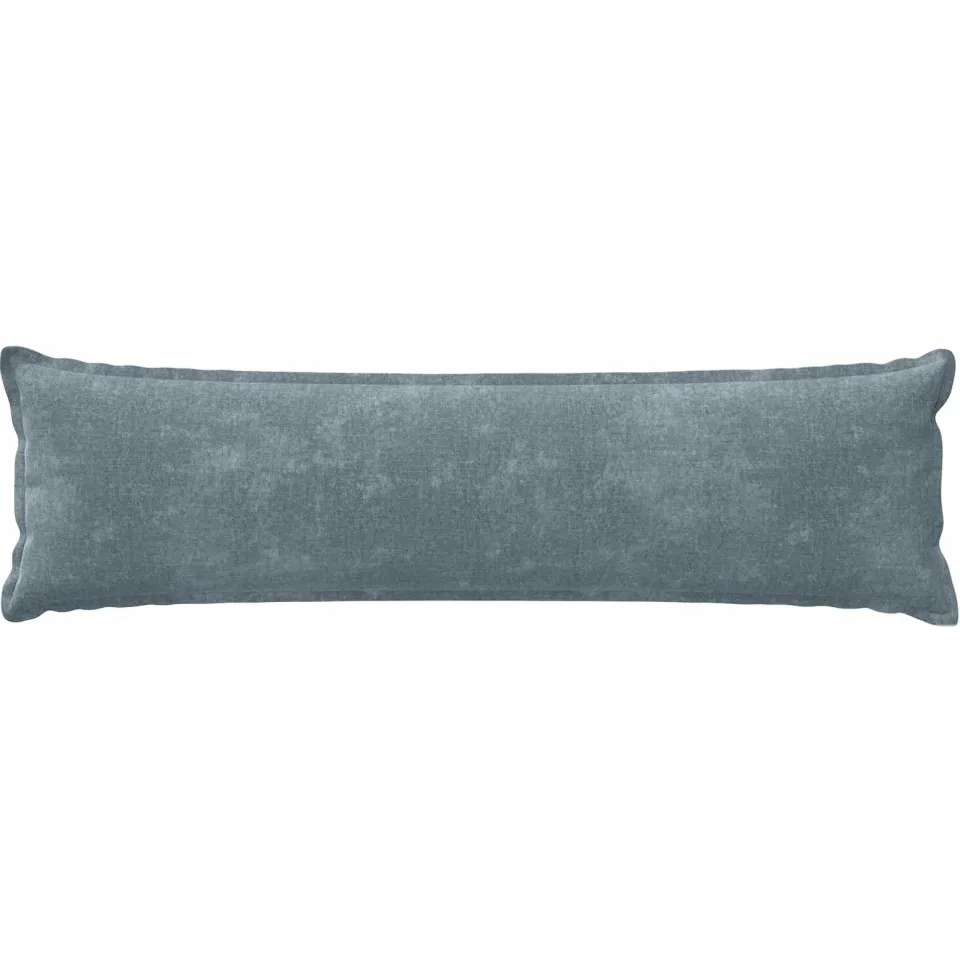 vidaXL Kussensloop HOUTEN Lichtblauw 40 x 145 cm Chenille Stof
