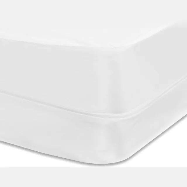 Famanu Allergie-encasing matrashoes met ritssluiting 90x200 cm, volledige bescherming Wit