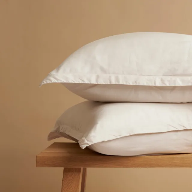 Coco & Cici TENCEL - Twill Kussensloop Beige - 1 kussensloop 65x65