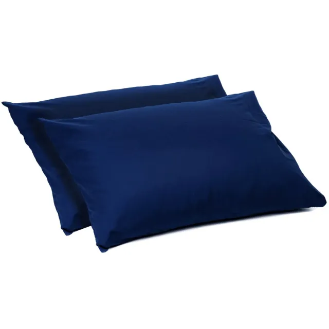 Zelesta Wonderbed Kussensloop Set van 2 - Navy 80x80cm