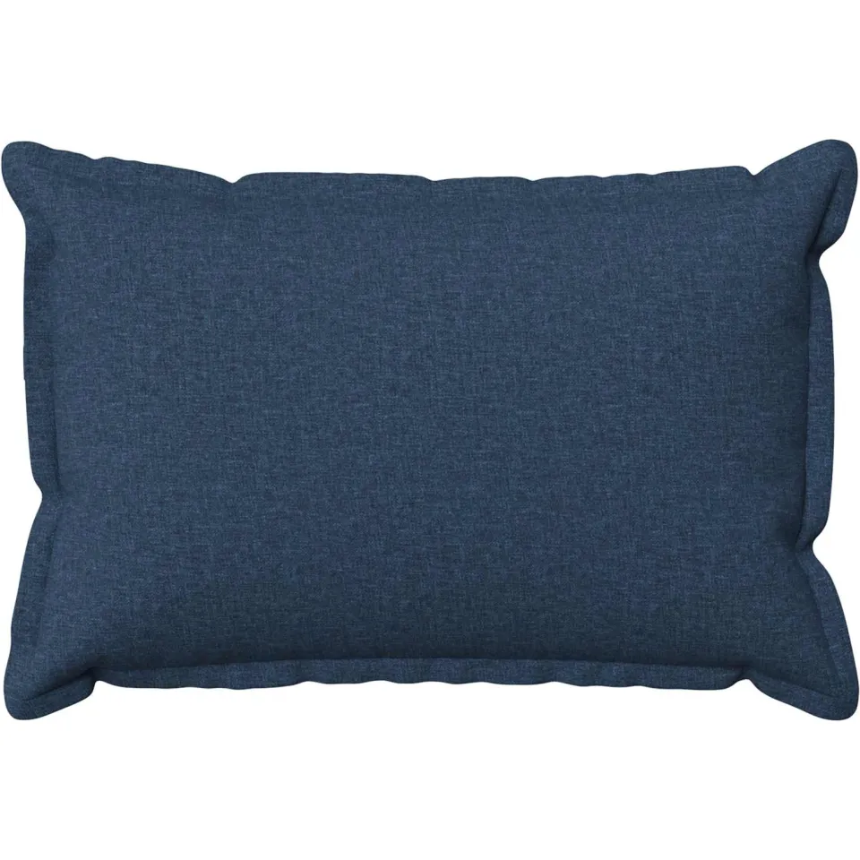 vidaXL Kussensloop 6 st HOUTEN Blauw 50 x 80 cm Faux Linnen