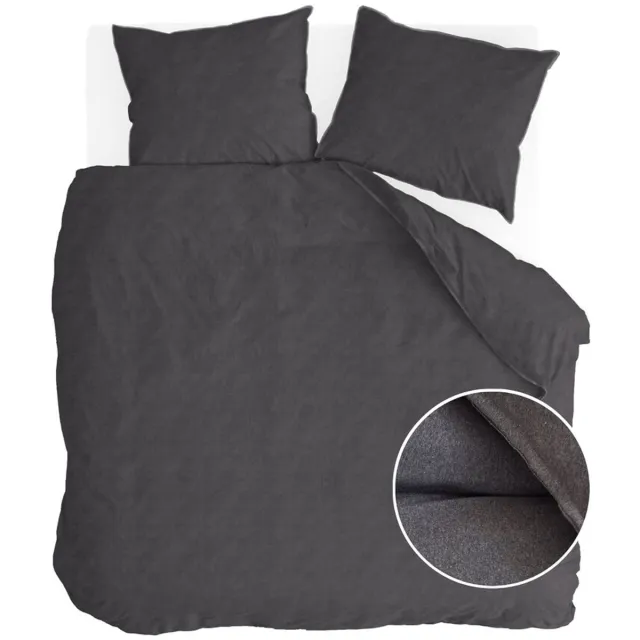 Walra Dekbedovertrek Soft Comfort - 240x220 - 100% Katoen (BCI) - Antraciet