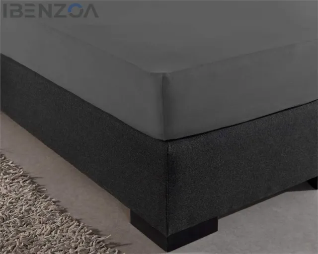 Ibenzoa Hoeslaken - Jersey - Antraciet