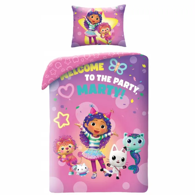 Gabby's Poppenhuis Dekbedovertrek Marty - Polyester Roze