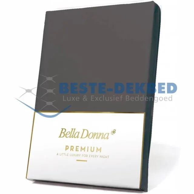 Formesse Bella Donna Premium Jersey Hoeslaken - Licht Antraciet (0215) - 180x190-200x220 grijs
