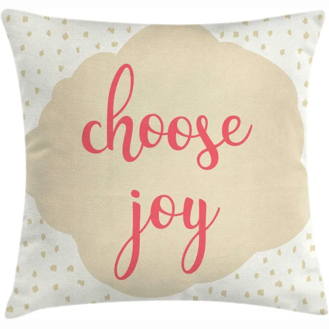 ABAKUHAUS Joy-Kussenhoes – Doodle-Cloud – 40x40 cm – Grijs