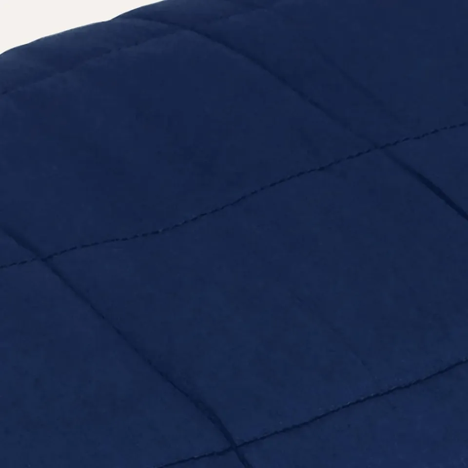 vidaXL Verzwaringsdeken 200x225 cm 13 kg stof blauw, foto 4