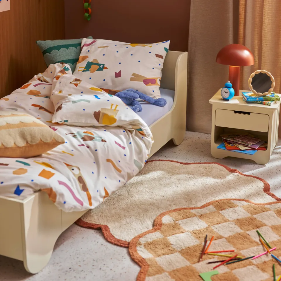 NOUS Kids katoenen dekbedovertrek kinder (120x150 cm) multi, foto 3
