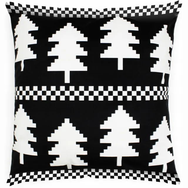 DOMAREX Kerst Kussenhoes 45x45 cm - Decoratief en Feestelijk