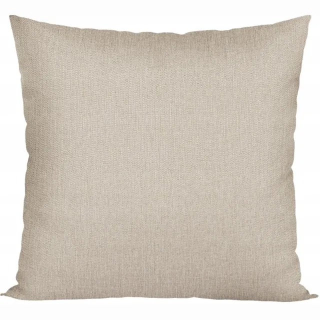 Markizeta Waterdichte Sierkussenhoes 40x40cm - Beige/Grijs, Glad