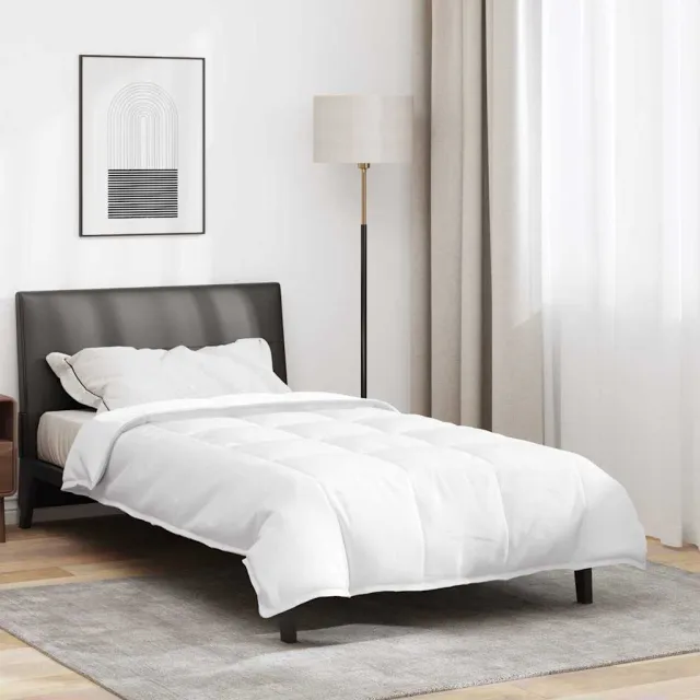 vidaXL 2-in-1 Dekbed Wit 135 x 200 cm Veren