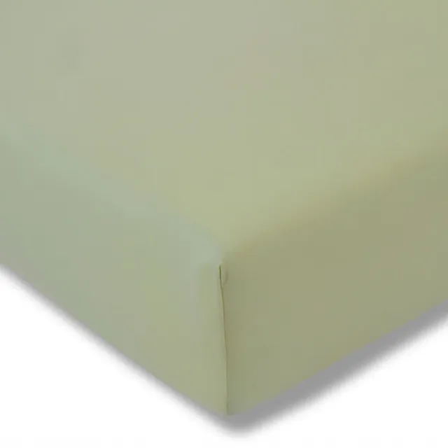 Estella Jersey Stretch Hoeslaken 200x200cm - Zacht Katoen met Elastan Groen