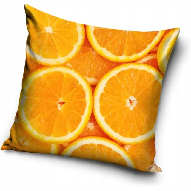 Carbotex Decoratieve kussenhoezen 40x40 cm - Sappige oranje appels Orange