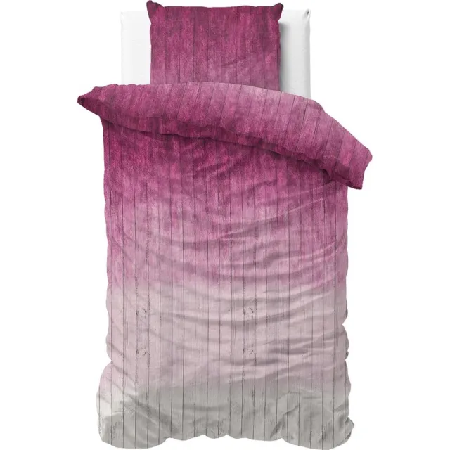 wood fresh dekbedovertrek wood frech met 1 kussensloop pink