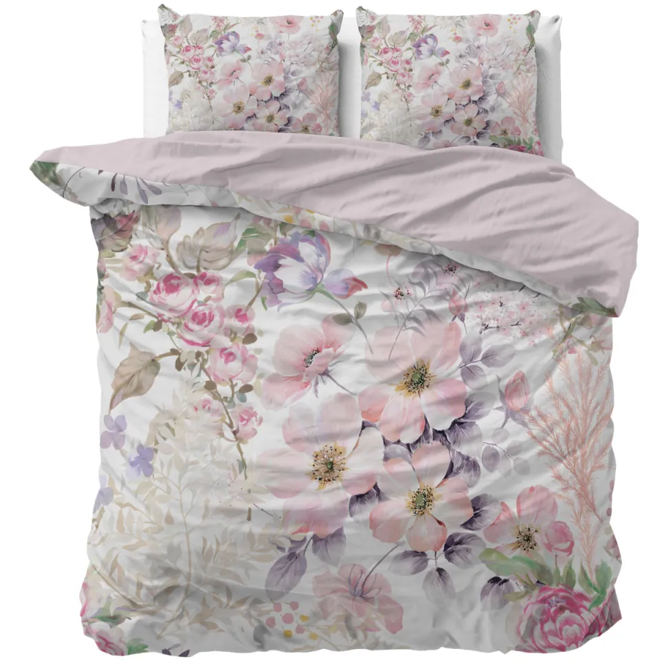 Sleeptime polyester dekbedovertrek paars