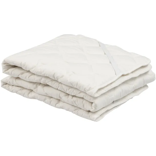 Vitality Pur Nature Matrasbeschermer ‚Äì 80x200 cm - 100% Katoen ‚Äì Rondom Elastiek - Ademend, Verkoelend & Natuurproduct ‚Äì Wasbaar op 60¬∞C Wit