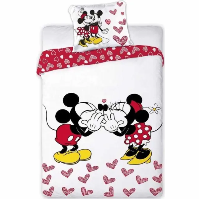 Minnie Mouse Disney - Minnie Mouse - Dekbedovertrek - 140x200 Cm - Eenpersoons - Polyester. Multi