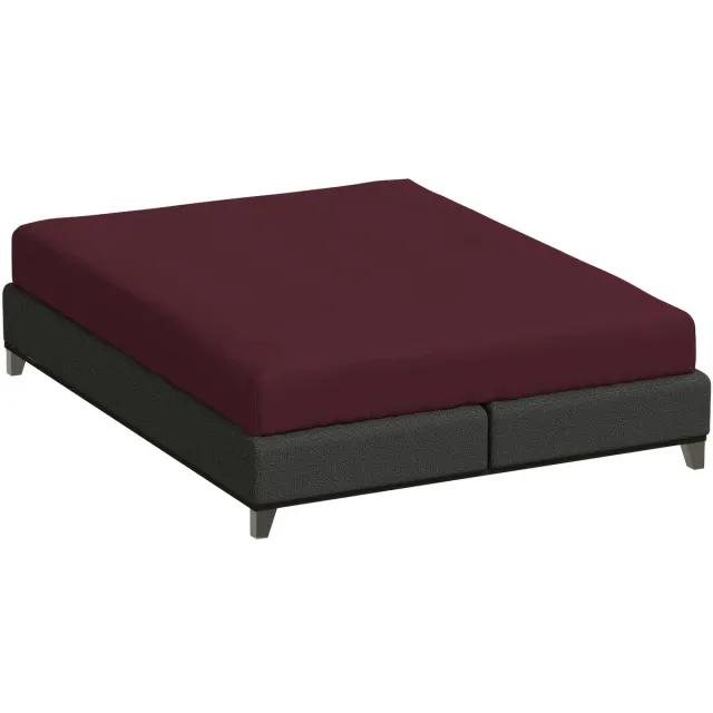Bella Donna Twijfelaar Hoeslaken Jersey - cabernet-0033 120/200-130/220