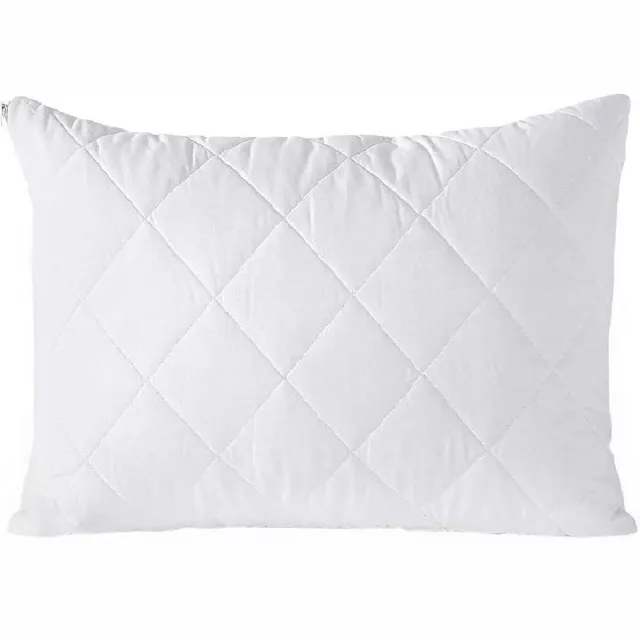 Princess Line Zachte Gewatteerde 100% Katoen Tijk Hoofdkussen -60X70cm- Wit
